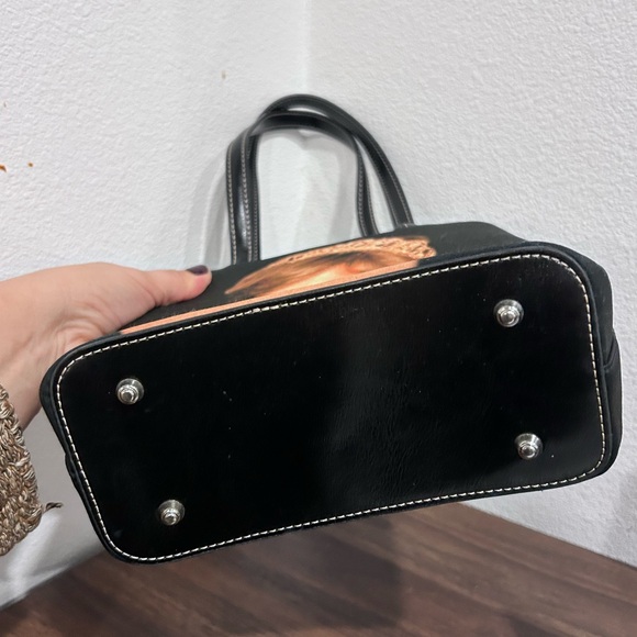 y2k princess diana embellished black beaded bag - Picture 6 of 6